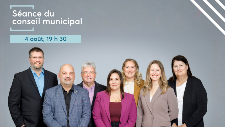 Séance du conseil municipal (Août)